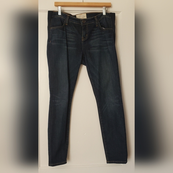 Maternity Hatch + Vintage Patti Denim Jeans - Set Of 3 Blue, Ivory, Black - Picture 5 of 16
